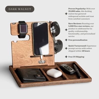 맞춤 주문 받아 들인다 소나무 나무 색상 휴대 전화 서드 시계 홀더 지갑 키 홀더