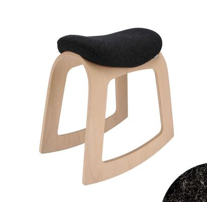 인쇄 홈 오피스 현대 목재 구조의 에르고노믹 Saddle Stool