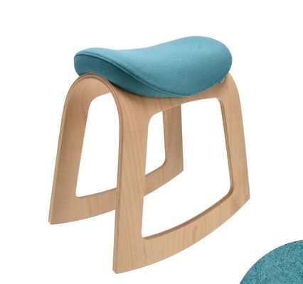 인쇄 홈 오피스 현대 목재 구조의 에르고노믹 Saddle Stool