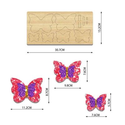 맞춤형 목재 수공예 Mold Bow 목재 절단 다이 자연 또는 사용자 지정 색상
