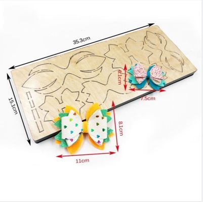 맞춤형 목재 수공예 Mold Bow 목재 절단 다이 자연 또는 사용자 지정 색상