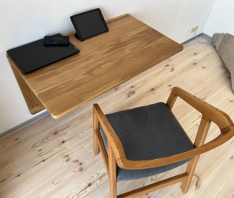 202407 오크 벽 책상 접기 작업 책상 집 사무실 사무실 건물 인쇄 화상