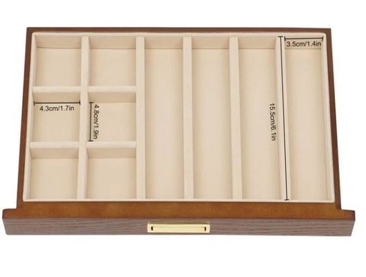 3층 수작업 크리스탈 잠금 보석 조직기 귀걸이 반지 목걸이 시계