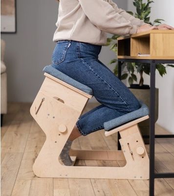 거실 목재 무릎 의자 화형 인쇄 조정 및 개인화된 선물