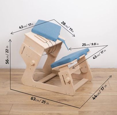 거실 목재 무릎 의자 화형 인쇄 조정 및 개인화된 선물