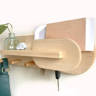 주방 입구 조직기 벽 마운트 로고 키 홀더와 함께 코트 랙