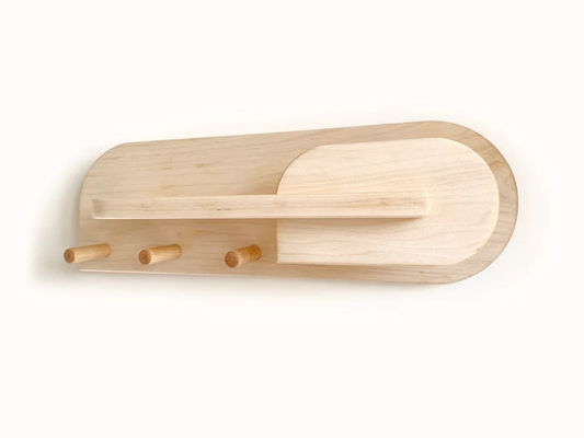 주방 입구 조직기 벽 마운트 로고 키 홀더와 함께 코트 랙