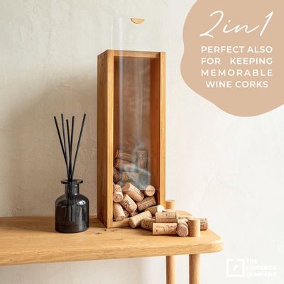 직사각형 나무 와인 상자 gravured 개인화된 병 상자 독특한 생일 선물 아이디어