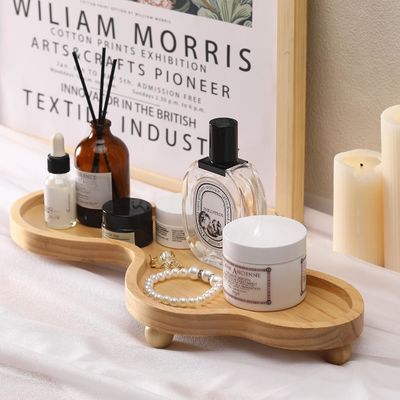 202407 목재 장식용 트레이 집 장식용 불규칙 목재 기판 서식지