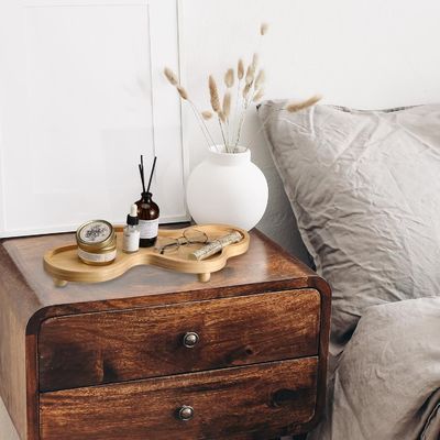 202407 목재 장식용 트레이 집 장식용 불규칙 목재 기판 서식지