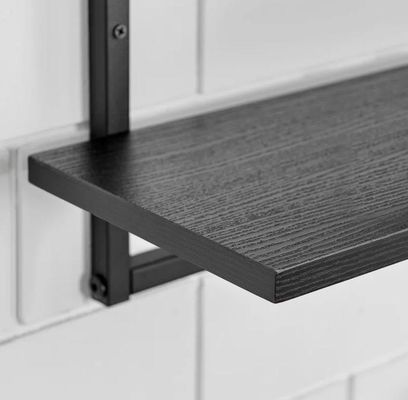 사용자 정의 로고 금속 프레임 부엌 가전 저장 및 표시를위한 떠있는 선반