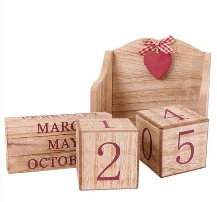 목재의 추석 달력 식탁 장난감, 시골 가정과 유럽 스타일의 미학