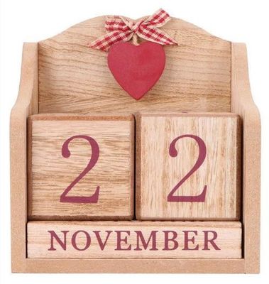 목재의 추석 달력 식탁 장난감, 시골 가정과 유럽 스타일의 미학