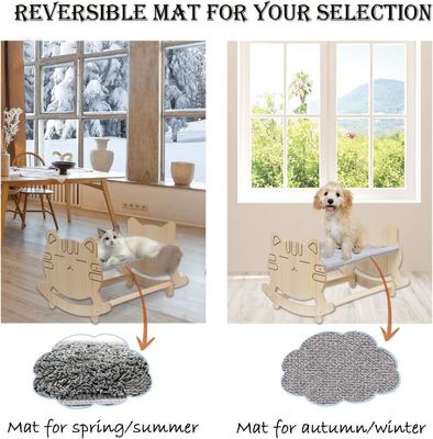 고양이의 망원경 두 개의 제거 가능한 덮개와 높인 나무 프레임 사용자 정의 로고 허용