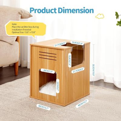 실내 고양이 스크래치 패드와 함께 큰 고양이 집 사용자 지정 로고 수용성 단단한 나무