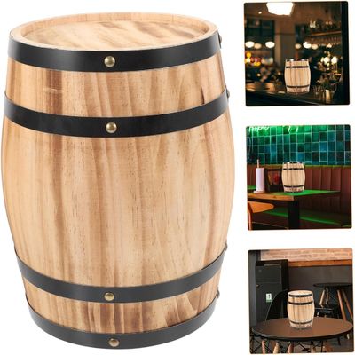 나무 위스키 와인 배럴 꿀 토푸를 위한 자연 나무 배럴 상자