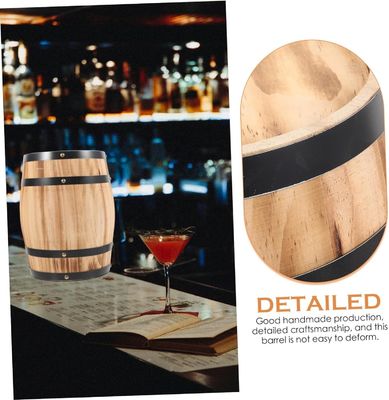 나무 위스키 와인 배럴 꿀 토푸를 위한 자연 나무 배럴 상자