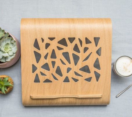 기능적인 목재 노트북 서드 공간 절약 냉각 환기 컴퓨터 책상 리저