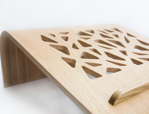 기능적인 목재 노트북 서드 공간 절약 냉각 환기 컴퓨터 책상 리저