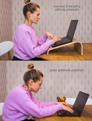 기능적인 목재 노트북 서드 공간 절약 냉각 환기 컴퓨터 책상 리저