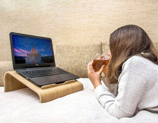 기능적인 목재 노트북 서드 공간 절약 냉각 환기 컴퓨터 책상 리저