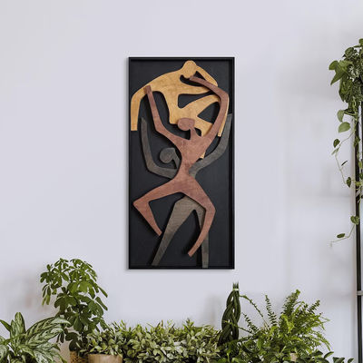 사무실 장식 업그레이드 목재 벽화 매달아 집 신입사원 선물 인간 나무 수직 벽화