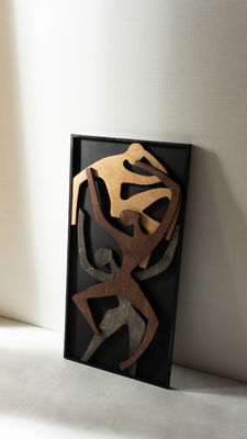 사무실 장식 업그레이드 목재 벽화 매달아 집 신입사원 선물 인간 나무 수직 벽화