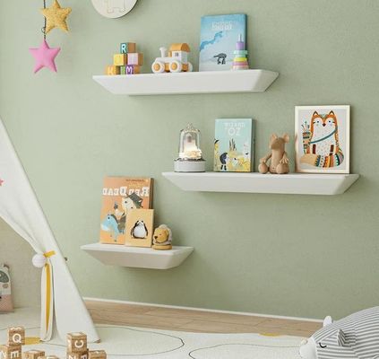 Y 메일 포장 현대 맞춤 로고 2 벽에 장착 된 벽 장식용 떠있는 선반