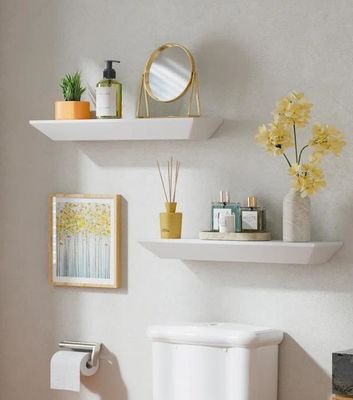 Y 메일 포장 현대 맞춤 로고 2 벽에 장착 된 벽 장식용 떠있는 선반