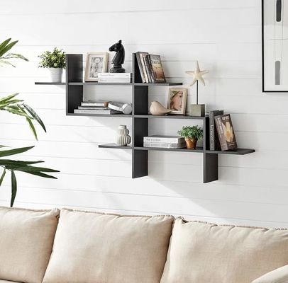 실내 식물 장식 맞춤형 보관 생활실 가구를 위한 2층 벽붕