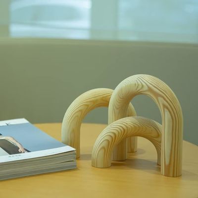 유럽 지역 특징 홈 오피스 거실 장식용 목재 매듭 체인 링크 장식