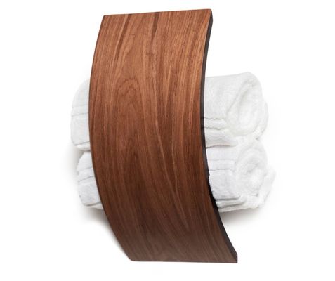 기능적인 디자인 사용자 지정 로고와 다기능 디자인으로 된 목재 수건 선반