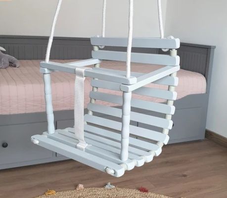 공간 절감 기능 외부 및 실내용 맞춤형 개인화 된 목재 수제 스윙