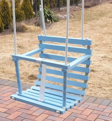 공간 절감 기능 외부 및 실내용 맞춤형 개인화 된 목재 수제 스윙