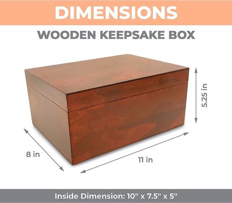 뚜?? 이 있는 목재 기념품 장식 상자 목재 인쇄 처리 스탬핑