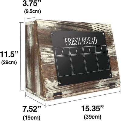빵을 위한 손으로 만든 테이블 조직기 나무 평면 색상 또는 당신의 색상 가구 아이템