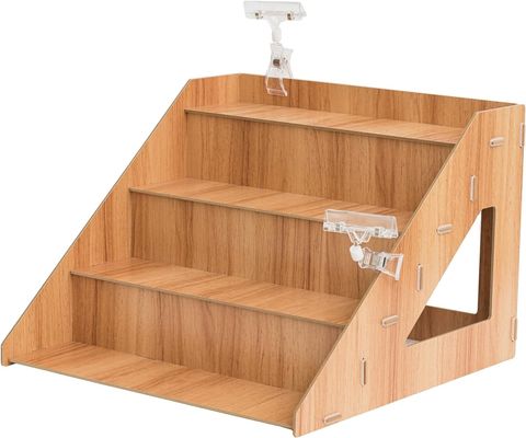 현대의 나무 책상 촛불 비누 보관기 유리 컵 컵 케이크 및 과자 표시