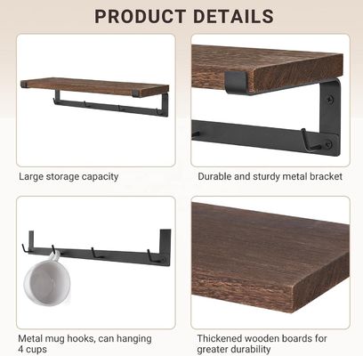 모형 목재 떠있는 랙 커피 바 가구 어린이 부엌의 벽 책상