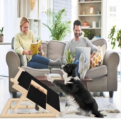 목재 개 손톱 스크래치 보드 뼈 스타일 손톱 포일 보드 개 OEM 트리트 포함