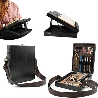 엠브로싱 다기능 휴대용 목재 데스크톱 그림