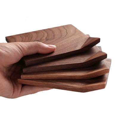 10X0.9cm 주문상품 수비 코스터 음료용 원형 Bambu 목 코스터 매트 패드