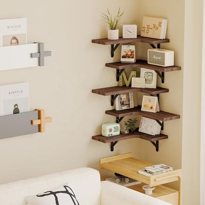 욕실 저장 래크 힐링 설치 된 벽 선반