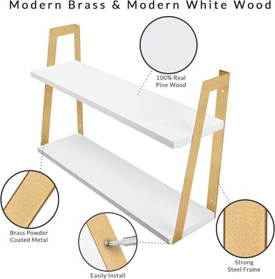 가정용 가구 2층 현대적인 시골형 부동형 벽 셸프