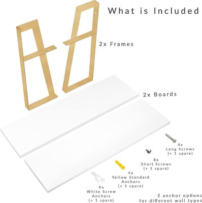 가정용 가구 2층 현대적인 시골형 부동형 벽 셸프