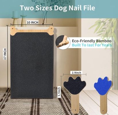 목재 개 손톱 스크래치 패드