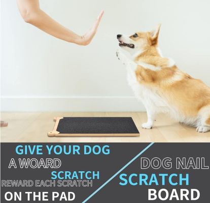 목재 개 손톱 스크래치 패드