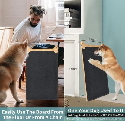 목재 개 손톱 스크래치 패드