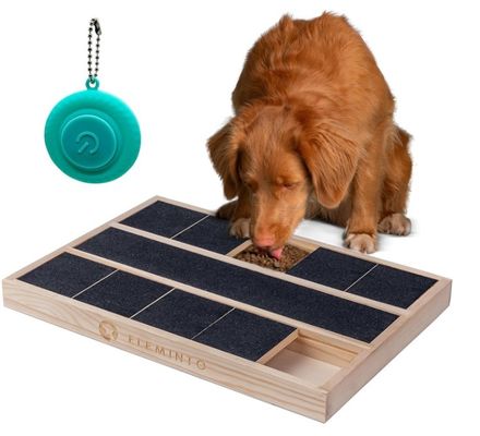 OEM 음식 분할기와 함께 나무 개 손톱 스크래치 상자 사용자 정의 로고 소나무 나무 상자