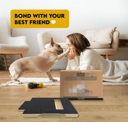 OEM 개 스크래치 패드와 트리트 박스 개 손톱 스크래치 보드 핸들 고양이 스크래치 보드