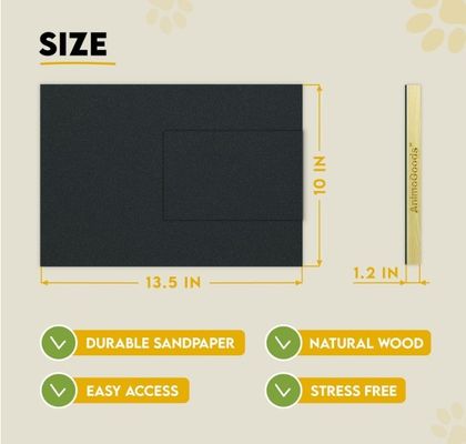 OEM 개 스크래치 패드와 트리트 박스 개 손톱 스크래치 보드 핸들 고양이 스크래치 보드